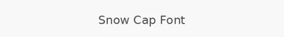 Snow Cap Font