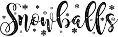 Snowballs Font