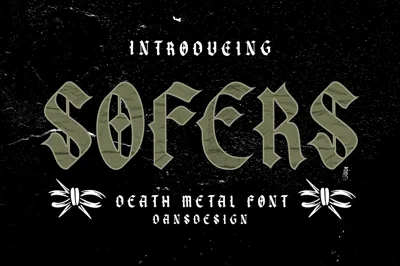 Soffer Vintage Blackletter font