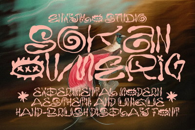 SOKAN OUMERIG — Ethnic Raw Font