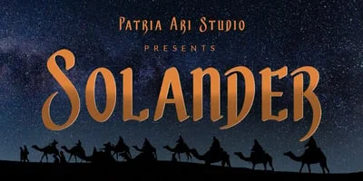 Solander Font