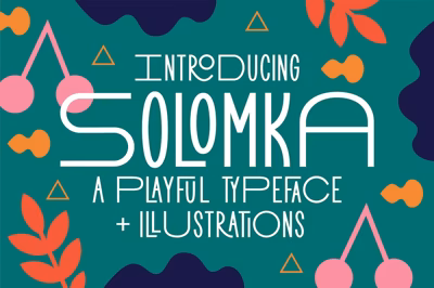 Solomka - Sans Condensed Typeface Free Download