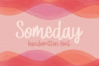 Someday Handwriting Font