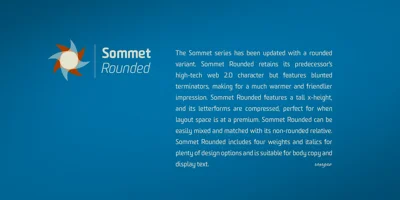 Sommet Rounded Font