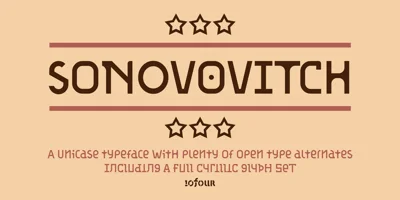 sonovovitch Font