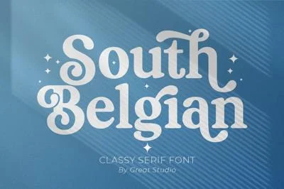 South Belgian - Retro Serif Font