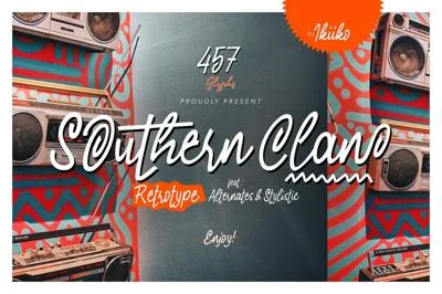 Southern Clan - Retro Type Font
