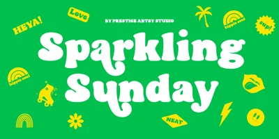 Sparkling Sunday Font