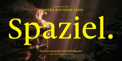 Spaziel Serif Round Font