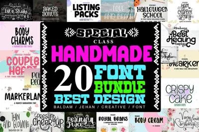 Special Collection 20 Font Bundle