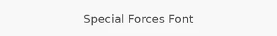 Special Forces Font
