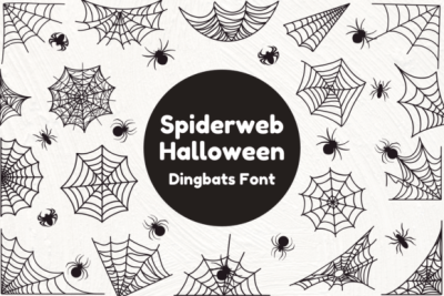 Spiderweb Halloween Font