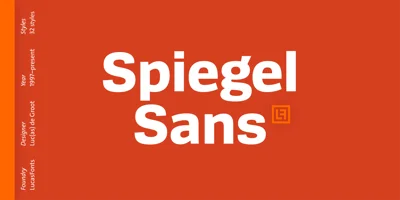 Spiegel Sans Font