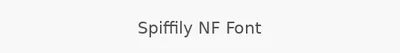 Spiffily NF Font