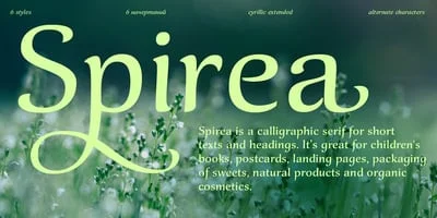 Spirea Font