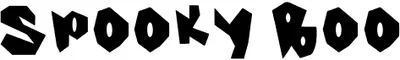 Spooky Boo Font
