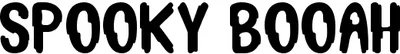 Spooky Booah Font