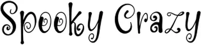 Spooky Crazy Font