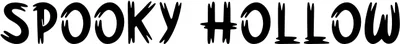 Spooky Hollow Font
