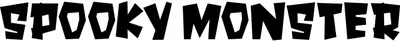 Spooky Monster Font