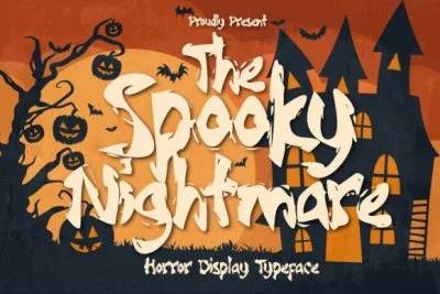 Spooky Nightmare Font