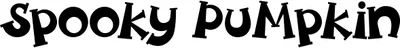 Spooky Pumpkin Font