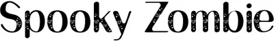 Spooky Zombie Font