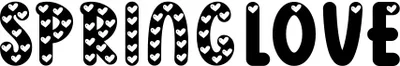 Spring Love Display Font