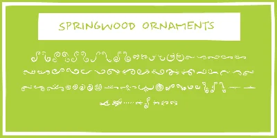 Springwood Font