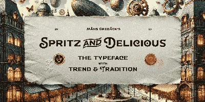 Spritz And Delicious Font