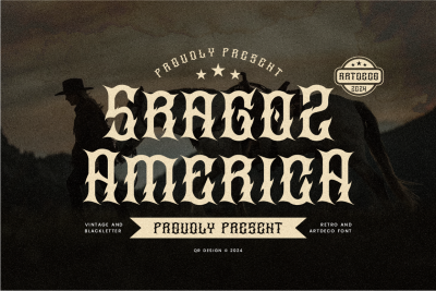 Sragoz America - Western Font