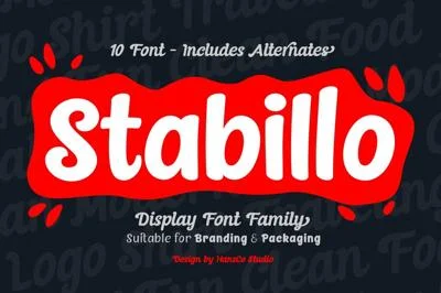 Stabillo Display Sans! Font