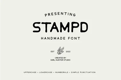 Stampd Hand Drawn Font