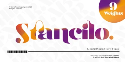 Stancilo Font