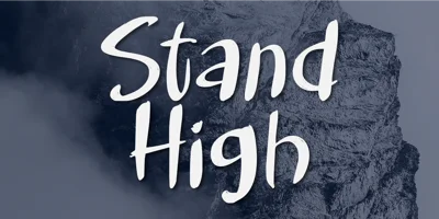 Stand High Font