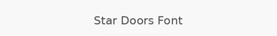 Star Doors Font
