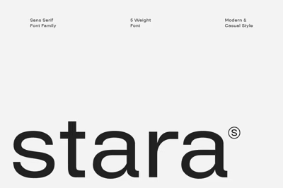 Stara Sans Serif Font Free Download