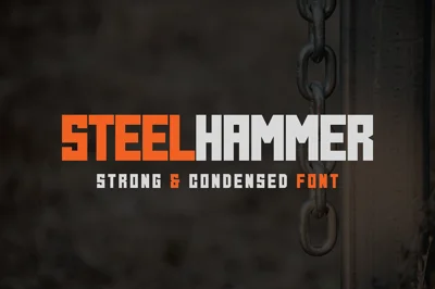 Steel Hammer Bold Condensed Font