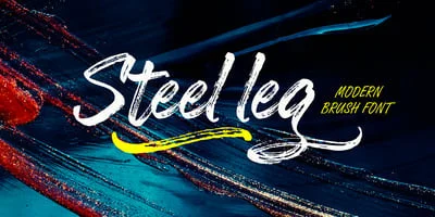 Steel Leg Font