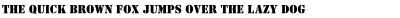 Stencil Font