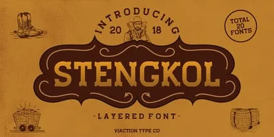 Stengkol Font