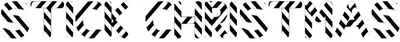 Stick Christmas Font