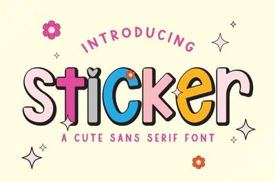 Sticker Font