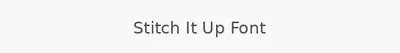 Stitch It Up Font