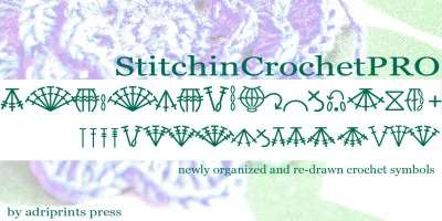 Stitchin Crochet Pro Font