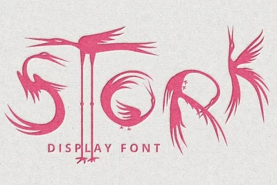 Stork Font