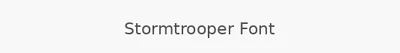 Stormtrooper Font