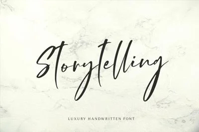 Storytelling - Modern Calligraphy Font