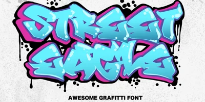 Street Eagle Graffiti Font