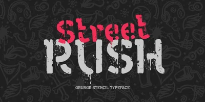 Street Rush Font